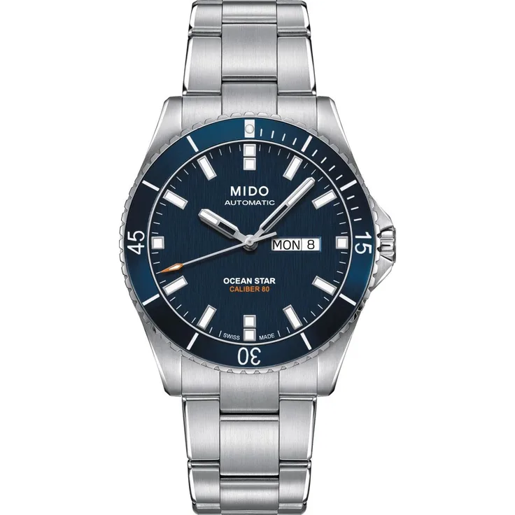 Mido Herrenuhr M0264301104100 Ocean Star 200 Edelstahl, Analoguhr