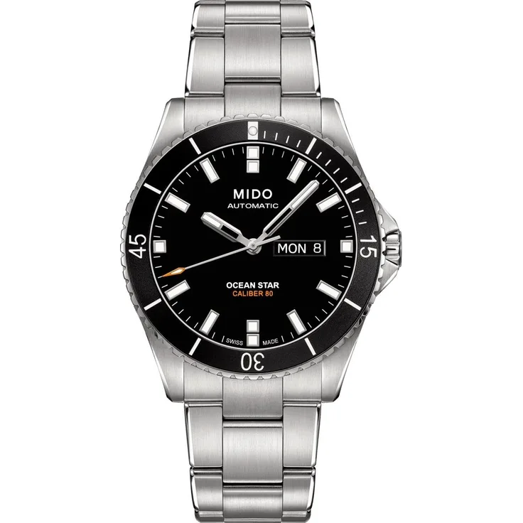 Mido Herrenuhr M0264301105100 Ocean Star 200 Edelstahl, Analoguhr 