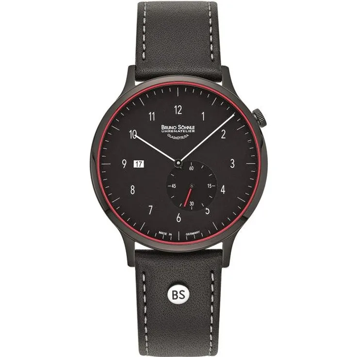 Bruno Söhnle Uhr für Herren 17-73212-761 Brunello I Leder schwarz