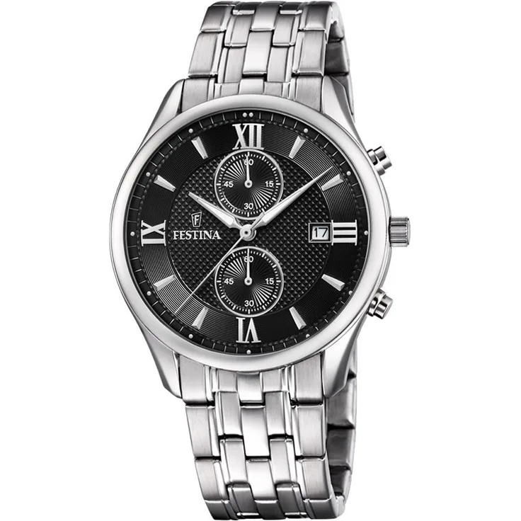 Festina Herren Uhr F6854/8 Edelstahl
