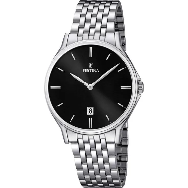 Elegante Festina Herrenarmbanduhr F16744/4 Klassik 89