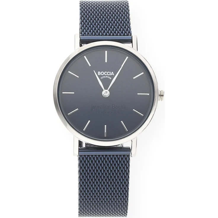 Boccia Damenarmbanduhr 3281-07 Titan blau
