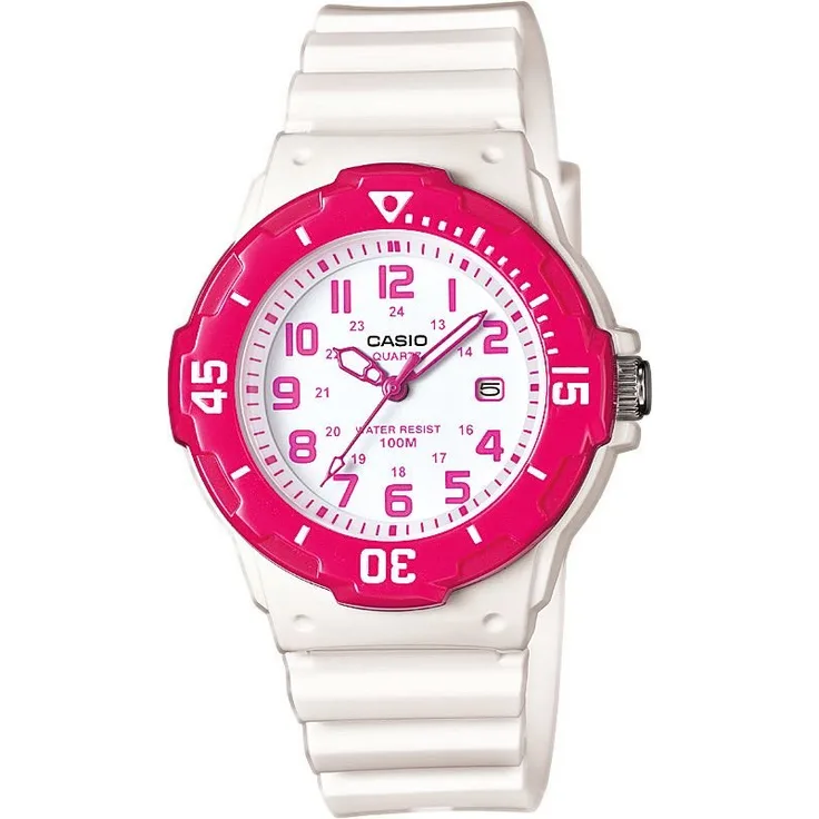 Casio Damen Uhr LRW-200H-4BVEF weiß, pink