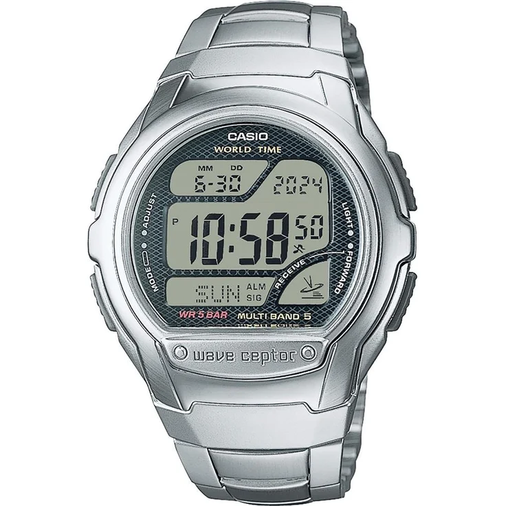 Casio Herrenuhr Digital WV-58RD-1AEF Edelstahl – Bild 1