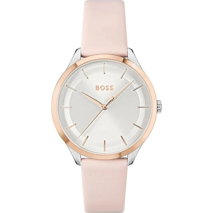 Boss Armbanduhr Damen Quarz Pura 1502643, Quarzuhr, 36 mm, rosa