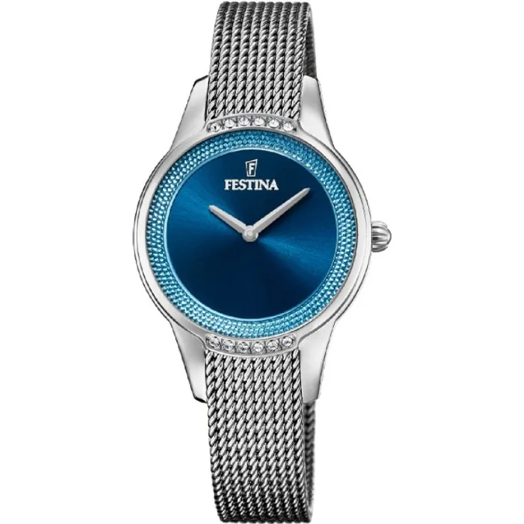 Festina Damen Armbanduhr F20494 2 Mademoiselle mit Swarovski Kristallen