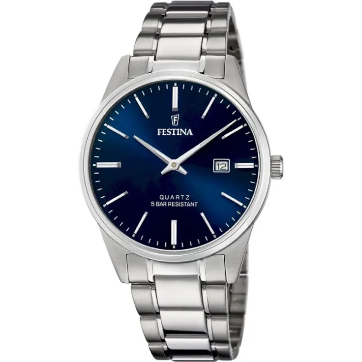 Festina Herrenarmbanduhr Klassik F20511/3 Edelstahl