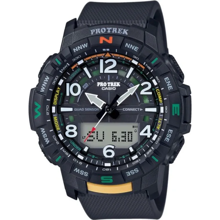 Casio Herren Armbanduhr Pro Trek PRT B50 1ER, analog, digital