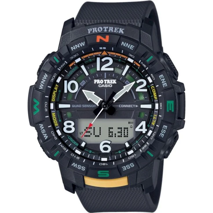 Casio Herren Armbanduhr Pro Trek PRT B50 1ER, analog, digital – Bild 1
