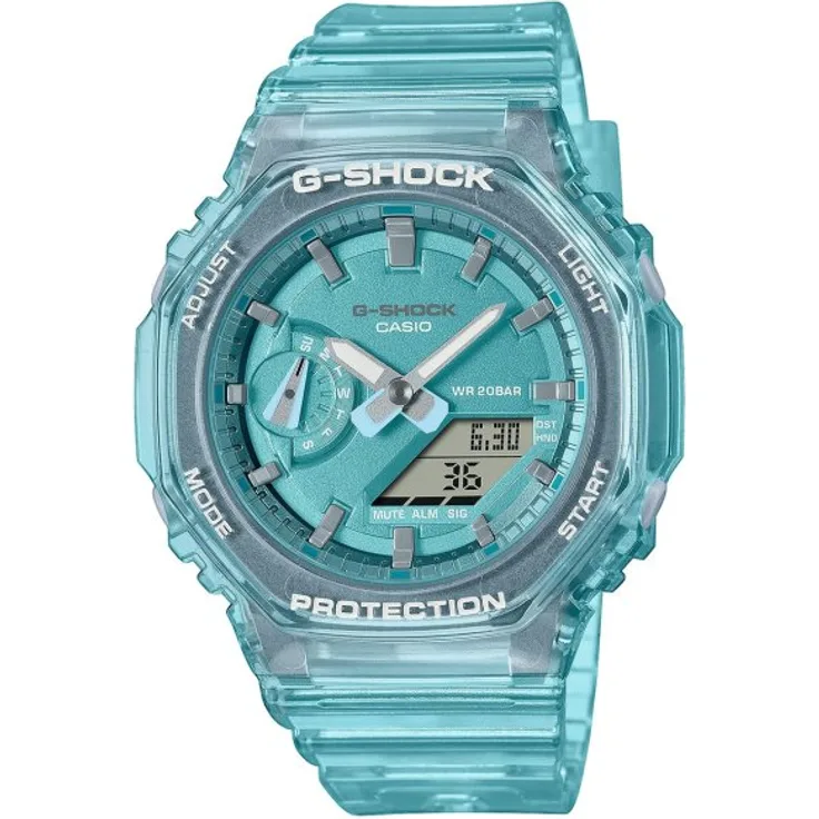 Casio Armbanduhr Damen Quarz G SHOCK Women GMA S2100SK 2AER, Quarzuhr, mint