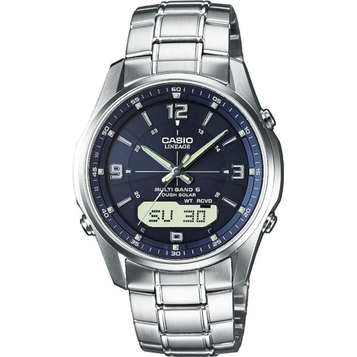 Casio Herren Armbanduhr LCW M100DSE 2AER Funk Solar – Bild 1