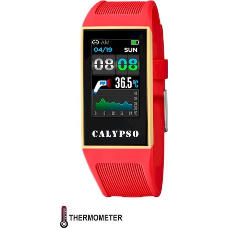 Calypso Armbanduhr Damen K8502 3 digital CRUSH, Digitaluhr, rot