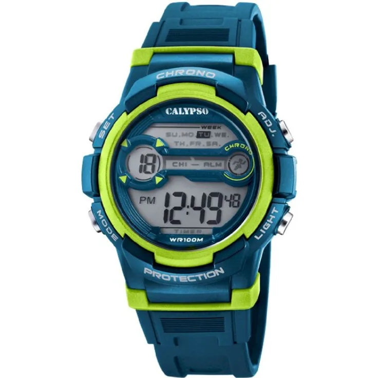 Calypso Armbanduhr Unisex K5808 3 digital CRUSH, Digitaluhr, türkis
