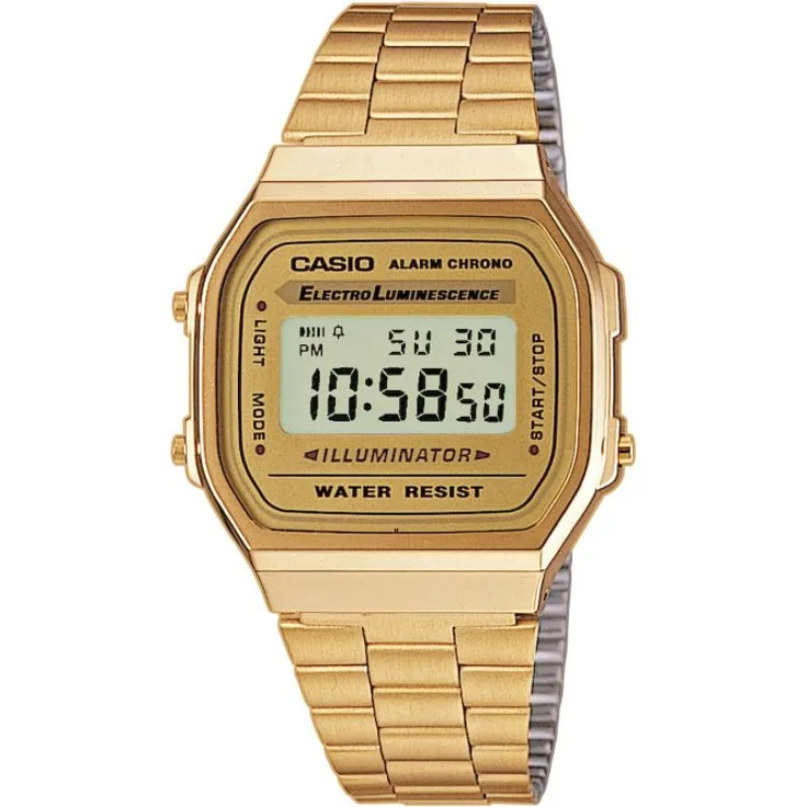 Casio Vintage Gent Gold,  A168WG-9EF, Quarzuhr, 36 mm
