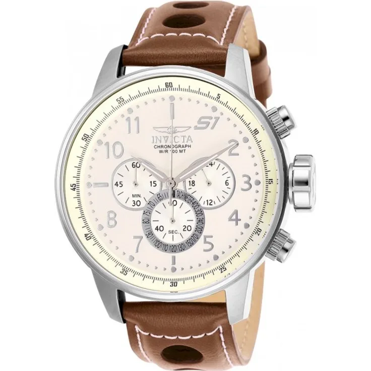 Invicta S1 Rally 25724 Herrenuhr 48mm, Quarzuhr, 48 mm, braun