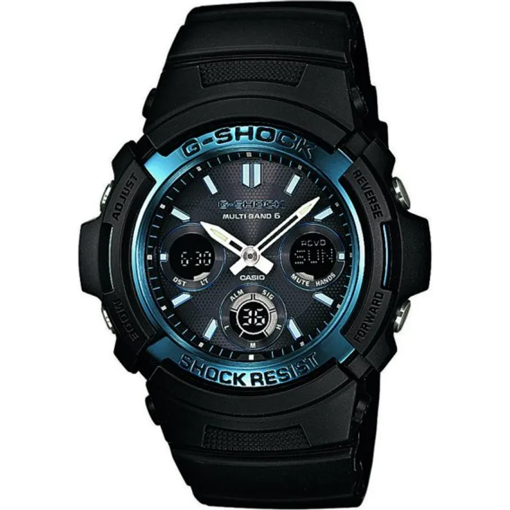 Casio Herren Armbanduhr G Shock AWG M100A 1AER Funk Solar