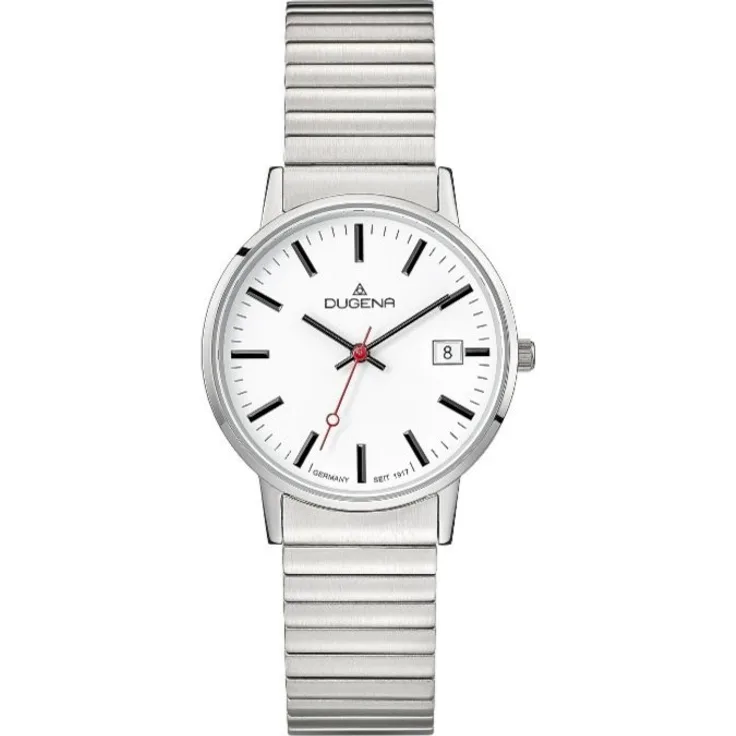 Dugena Armbanduhr Damen Comfort Line Moma Comfort 4460750, Analoguhr, 33 mm, silber
