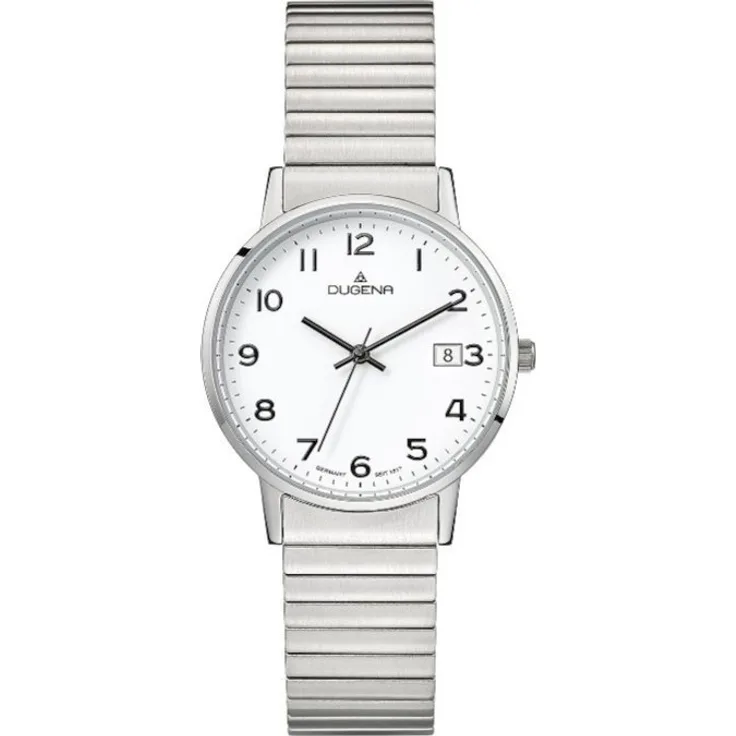 Dugena Armbanduhr Damen Comfort Line Moma Comfort 4460752, Analoguhr, 33 mm, silber