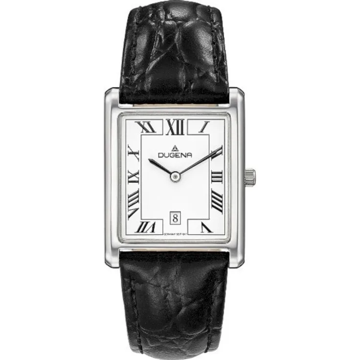 Dugena Armbanduhr Herren Chrono Quadra Classica 4460699, Analoguhr, schwarz