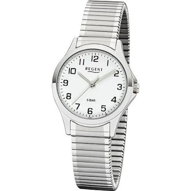 Regent Armbanduhr Damen Zugarmband 2242424, Quarzuhr, 37 mm