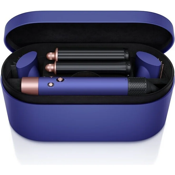 Dyson 426132-01 Airwrap Complete Long Multistyler für alle Haartypen Coanda-Effekt, 3 Temperaturstufen, Ionen-Technologie, Kaltstufe, inkl. 6 Aufsätze, neuer Trocknungs-Aufsatz für Styling-Vorbereitung, Gifting Edition 2022, violettblau, rosé – Bild 3