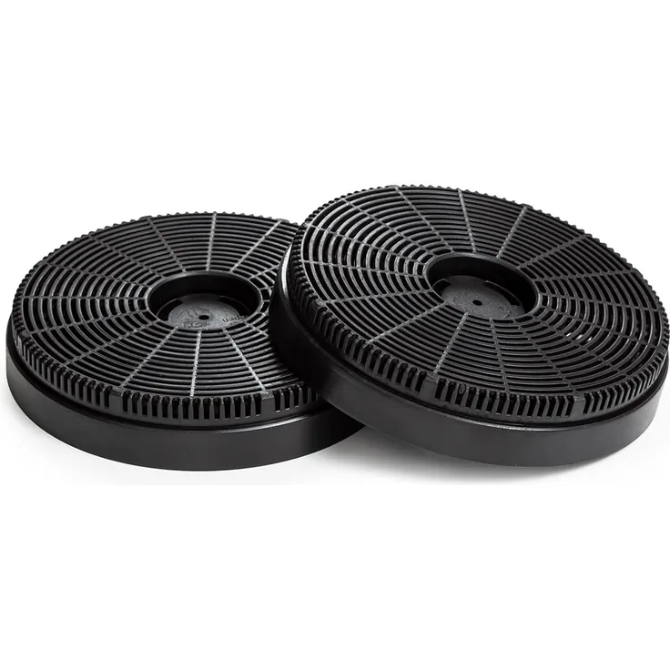 Klarstein 10035386 Aktivkohlefilter, Aktivkohlefilter für Dunstabzugshauben 2 x Filter Umluftbetrieb, schwarz