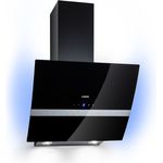 Klarstein 10040140 Kopffreihaube, Clara 60 Dunstabzugshaube Glas 509 m³/h Touch Ambiente-Licht, weiß - Preisvergleich