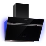 Klarstein 10040230 Wandhaube, Alina 60 Smart Dunstabzugshaube 60 cm 594 m³/h LED Ambiente-Licht Glasfront, schwarz - Preisvergleich