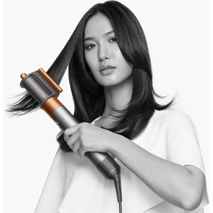 Dyson Airwrap Complete Long Multistyler für alle Haartypen Coanda-Effekt, 3 Temperaturstufen, Ionen-Technologie, Kaltstufe, inkl. 6 Aufsätze, neuer Trocknungs-Aufsatz für Styling-Vorbereitung, neues Modell 2022, fuchsia, nickel – Bild 2