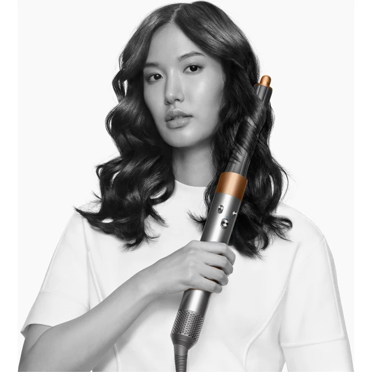 Dyson Airwrap Complete Long Multistyler für alle Haartypen Coanda-Effekt, 3 Temperaturstufen, Ionen-Technologie, Kaltstufe, inkl. 6 Aufsätze, neuer Trocknungs-Aufsatz für Styling-Vorbereitung, neues Modell 2022, fuchsia, nickel – Bild 6
