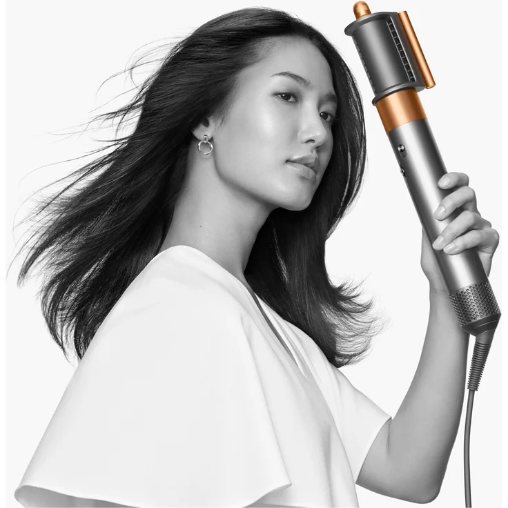 Dyson Airwrap Complete Long Multistyler für alle Haartypen Coanda-Effekt, 3 Temperaturstufen, Ionen-Technologie, Kaltstufe, inkl. 6 Aufsätze, neuer Trocknungs-Aufsatz für Styling-Vorbereitung, neues Modell 2022, fuchsia, nickel – Bild 4