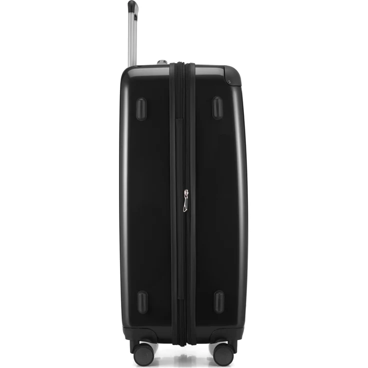 Hauptstadtkoffer Alex Großer Hartschalen Koffer Koffer Trolley Rollkoffer Reisekoffer, 75 cm, 119 Liter Schwarz, Zahlenschloss – Bild 7