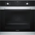 Siemens HB317GAS0 Einbaubackofen, Einbaugerät, Energieeffizienzklasse A, Garraum 71 l, edelstahl