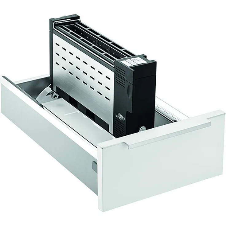 Dr. Ritter ET 10-300 Einbau-Toaster, Besteckkasten, Schwarz