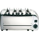 Neumärker Dualit 05-50609 4-Schlitz-Toaster, 2700 Watt, Sandwichzange, Krümelschublade, silber