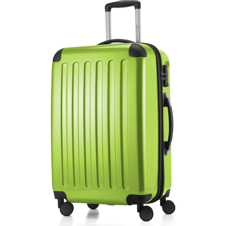 Hauptstadtkoffer Alex Hartschalen Koffer Koffer Trolley Rollkoffer Reisekoffer, 65 cm, 74 Liter TSA Zahlenschloss, Apfelgrün – Bild 1