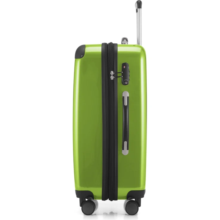 Hauptstadtkoffer Alex Hartschalen Koffer Koffer Trolley Rollkoffer Reisekoffer, 65 cm, 74 Liter TSA Zahlenschloss, Apfelgrün – Bild 2
