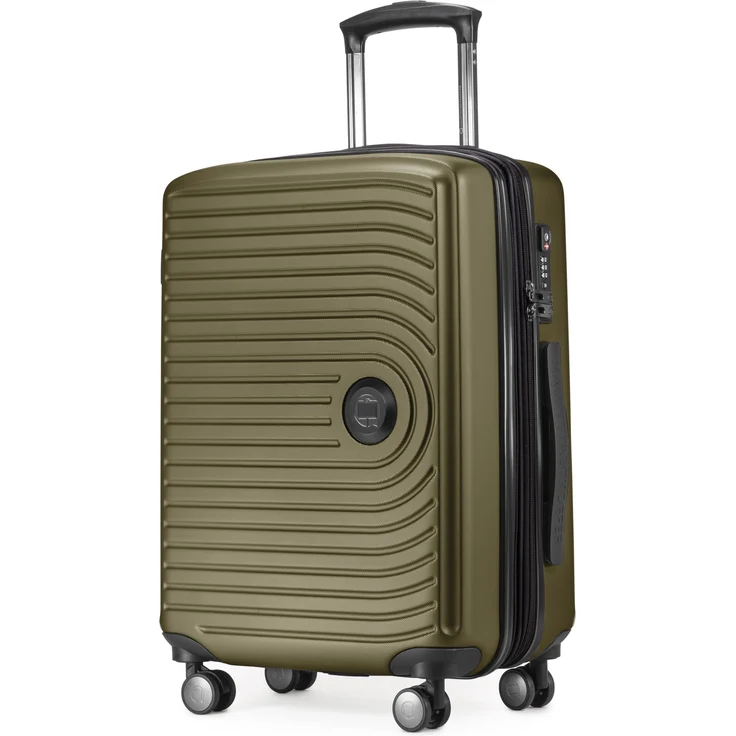Hauptstadtkoffer Mitte, Handgepäck Boardgepäck Kabinentrolley, 55cm, TSA Schloss, avocado – Bild 1