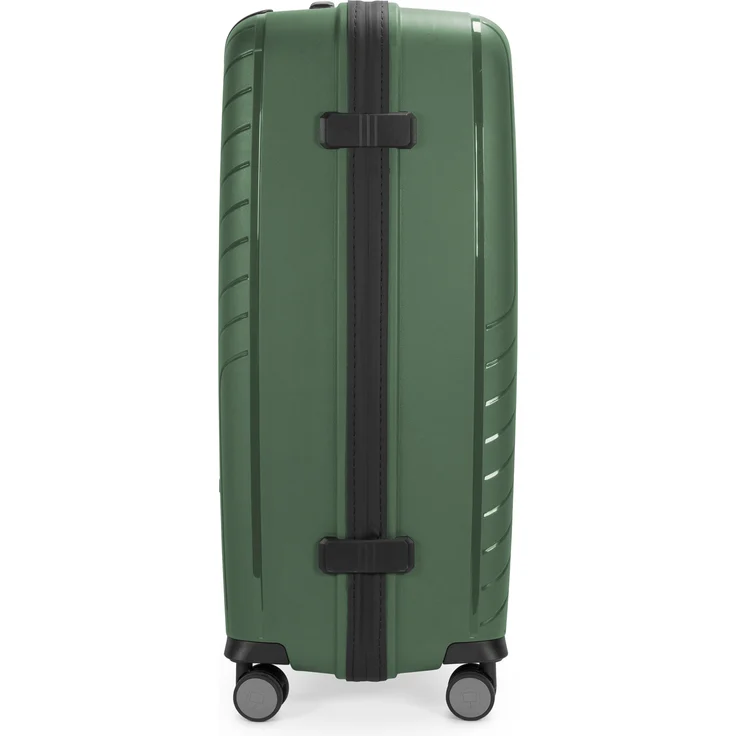 Hauptstadtkoffer TXL, Großer Koffer Rollkoffer Reisekoffer, TSA, 4 Rollen Dunkelgrün – Bild 3