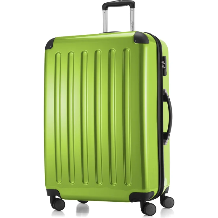 Hauptstadtkoffer Alex Großer Hartschalen Koffer Koffer Trolley Rollkoffer Reisekoffer, 75 cm, 119 Liter Apfelgruen, Zahlenschloss – Bild 1