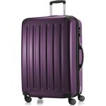 Hauptstadtkoffer Alex Großer Hartschalen Koffer Koffer Trolley Rollkoffer Reisekoffer, 75 cm, 119 Liter Aubergine, Zahlenschloss