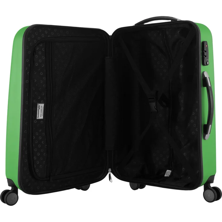 Hauptstadtkoffer Wedding Handgepäck Hartschalen Koffer Trolley Rollkoffer Reisekoffer, TSA, 55 cm, 42 Liter Hellgrün – Bild 6