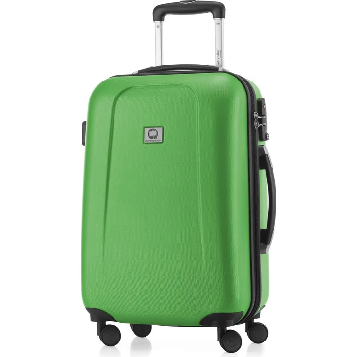Hauptstadtkoffer Wedding Handgepäck Hartschalen Koffer Trolley Rollkoffer Reisekoffer, TSA, 55 cm, 42 Liter Hellgrün