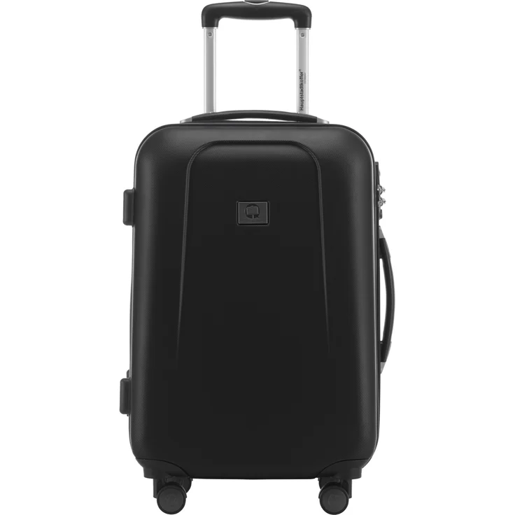Hauptstadtkoffer Wedding Handgepäck Hartschalen Koffer Trolley Rollkoffer Reisekoffer, TSA, 55 cm, 42 Liter Schwarz – Bild 7