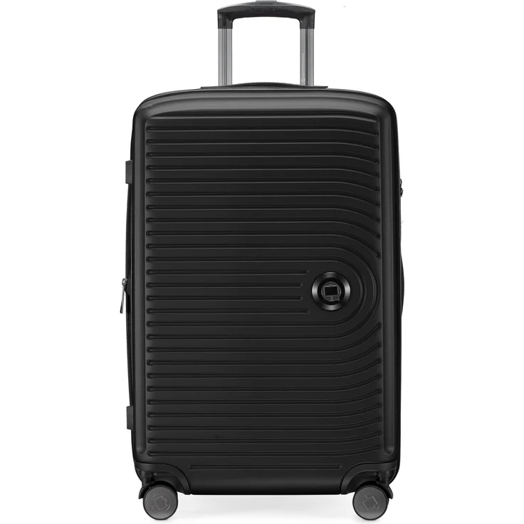 Hauptstadtkoffer Mitte Mittelgroßer Koffer Trolley Hartschalenkoffer, XXL Erweiterung, TSA, 68 cm, 88 Liter Schwarz – Bild 2