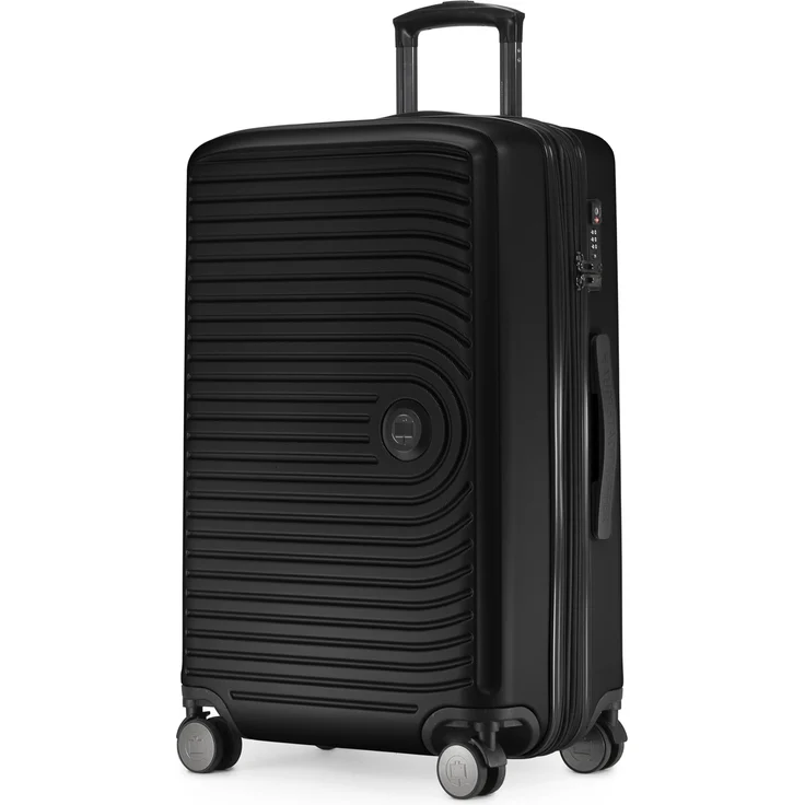 Hauptstadtkoffer Mitte Mittelgroßer Koffer Trolley Hartschalenkoffer, XXL Erweiterung, TSA, 68 cm, 88 Liter Schwarz – Bild 1