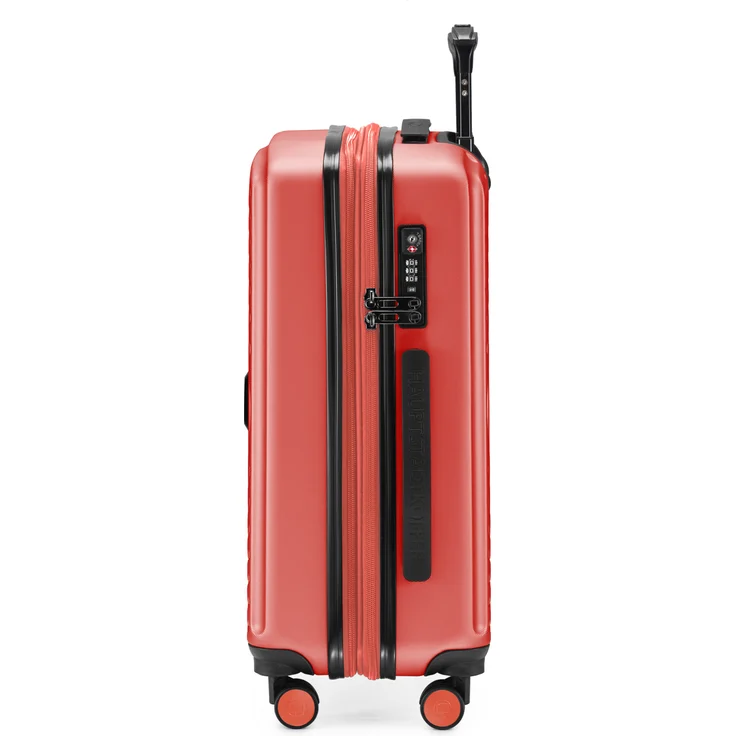 Hauptstadtkoffer Mitte Handgepäck Boardgepäck Kabinentrolley 55 x 40 x20 cm, TSA, XXL Erweiterung, 55 cm, 50 liter korall – Bild 2