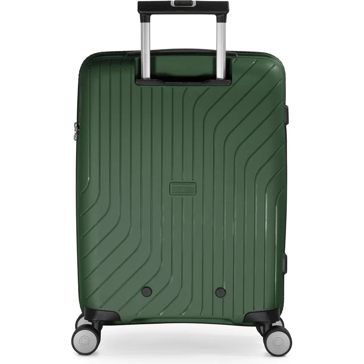 Hauptstadtkoffer TXL Handgepäck Hartschalen Koffer Trolley Laptofach Reisekoffer, TSA, 4 Rollen, 55 cm, 40 Liter Dunkelgrün – Bild 15