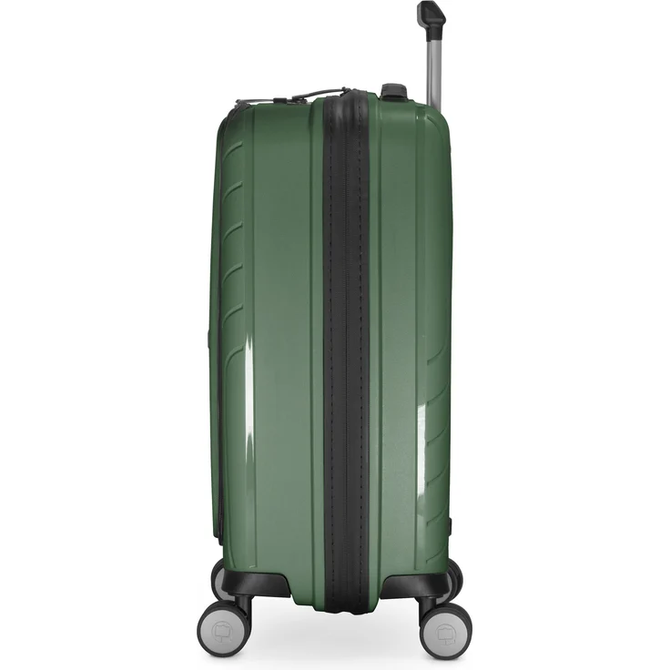 Hauptstadtkoffer TXL Handgepäck Hartschalen Koffer Trolley Laptofach Reisekoffer, TSA, 4 Rollen, 55 cm, 40 Liter Dunkelgrün – Bild 14