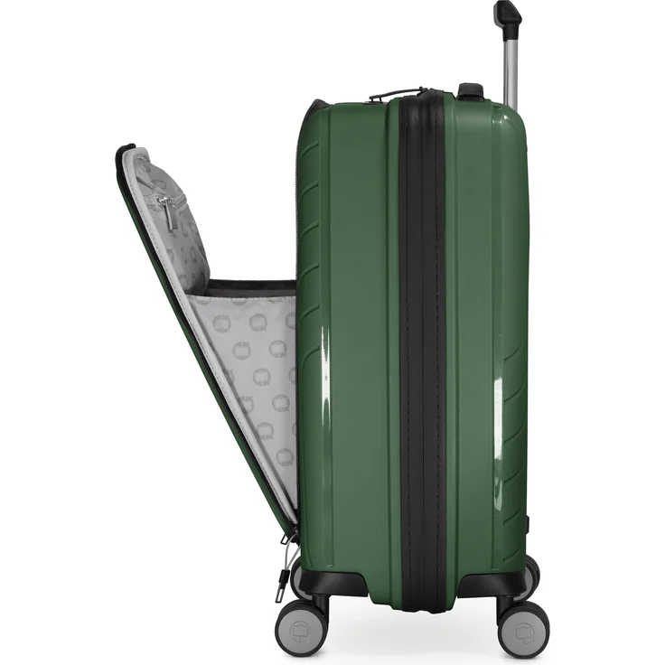 Hauptstadtkoffer TXL Handgepäck Hartschalen Koffer Trolley Laptofach Reisekoffer, TSA, 4 Rollen, 55 cm, 40 Liter Dunkelgrün – Bild 13